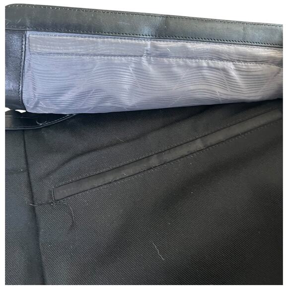 Lo & Sons Prospect Backpack Briefcase with insert black cow leather polyester - Picture 4 of 14